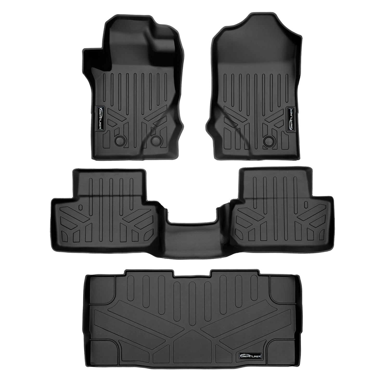 SMARTLINER Custom Fit Floor Liners For 2021-2024 Ford Bronco (2-Door)
