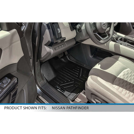 Smart Liner USA Motor Vehicle Interior Fittings SMARTLINER Custom Fit Floor Liners For 2022-2025 Nissan Pathfinder (7 Passenger)