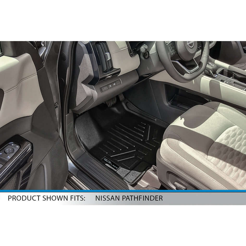 Smart Liner USA Motor Vehicle Interior Fittings SMARTLINER Custom Fit Floor Liners For 2022-2025 Nissan Pathfinder (7 Passenger)