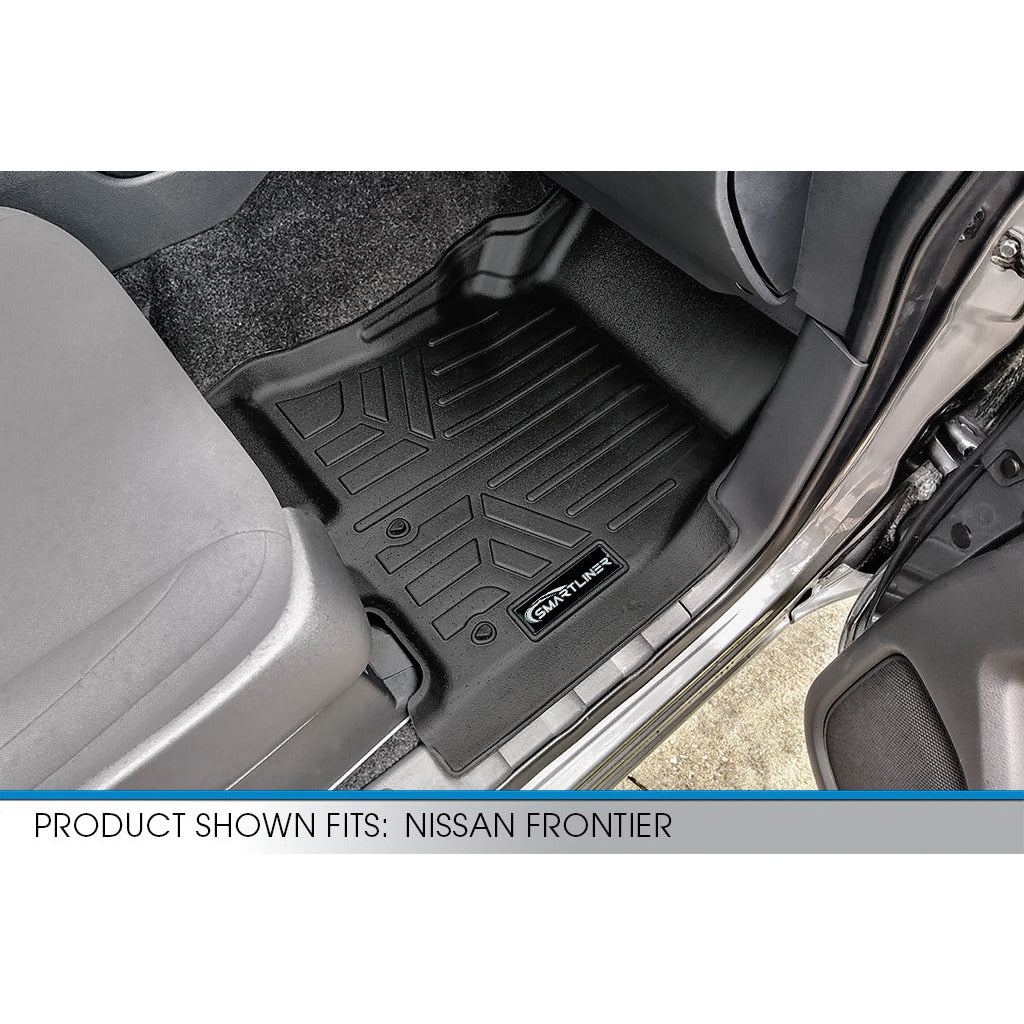 SMARTLINER Custom Fit Floor Liners For 2022-2024 Nissan Frontier Crew Cab