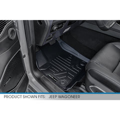 SMARTLINER Custom Fit Floor Liners For 2022-2024 Jeep Wagoneer (7 Passenger Model)