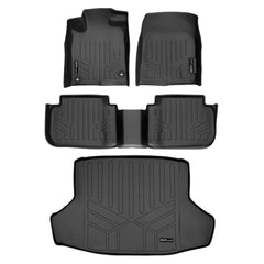 SMARTLINER Custom Fit Floor Liners For 2022-2025 Honda Civic Sedan w/o 2nd Row USB Ports