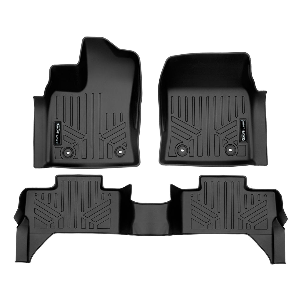 SMARTLINER Custom Fit Floor Liners For 2022-2023 Toyota Tundra (Extended Cab/ Double Cab) with Underseat Storage