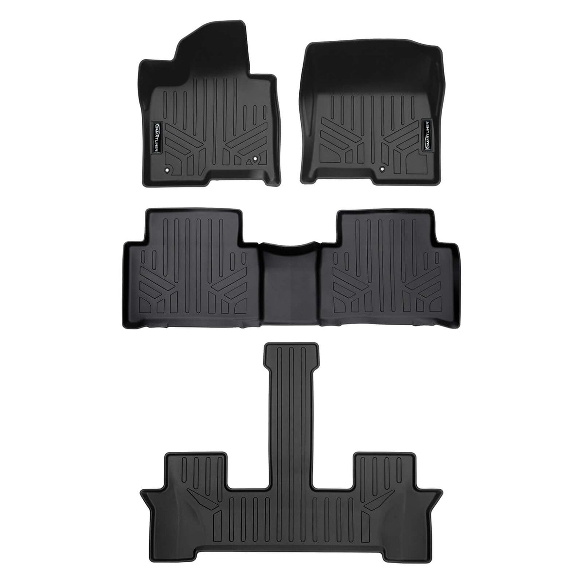 SMARTLINER 2021-2026 Kia Sorento Hybrid / Plug-in Hybrid Floor Liners – 1st row, 2nd row & 3rd row liners