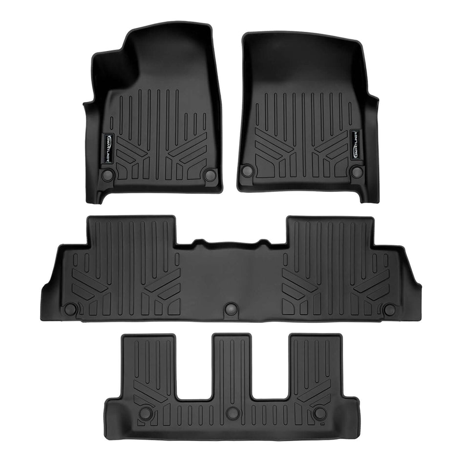 2022-2024 Rivian R1S Floor Liners|Fits All Trims|SMARTLINER