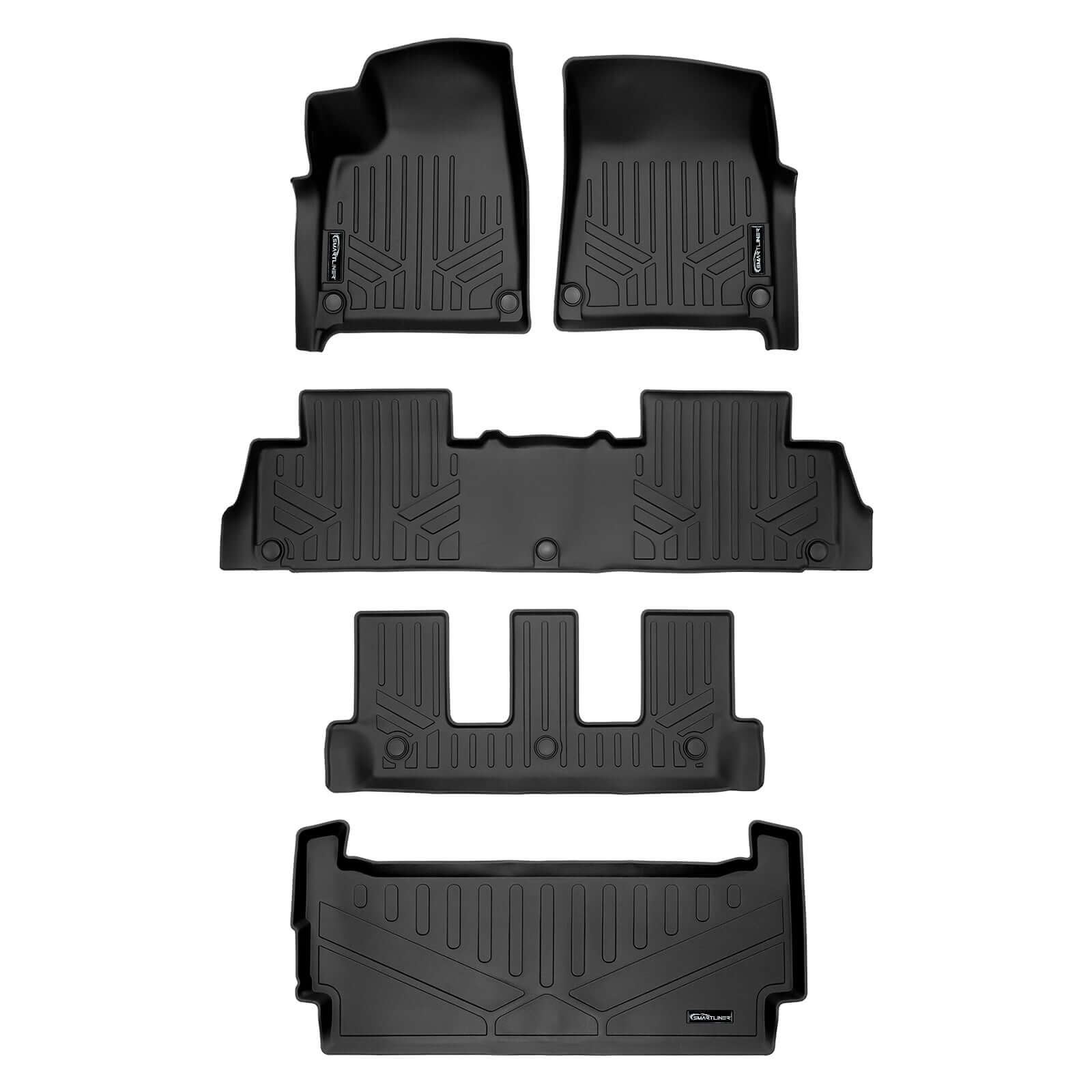 SMARTLINER Custom Fit Floor Liners For 2022-2024 Rivian R1S