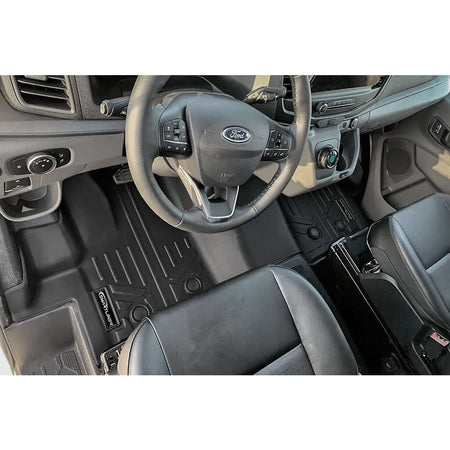 Smart Liner USA Motor Vehicle Interior Fittings Black / First Row Floor Mat Liner Set SMARTLINER Custom Fit Floor Liners For 2022-2025 Ford E-Transit