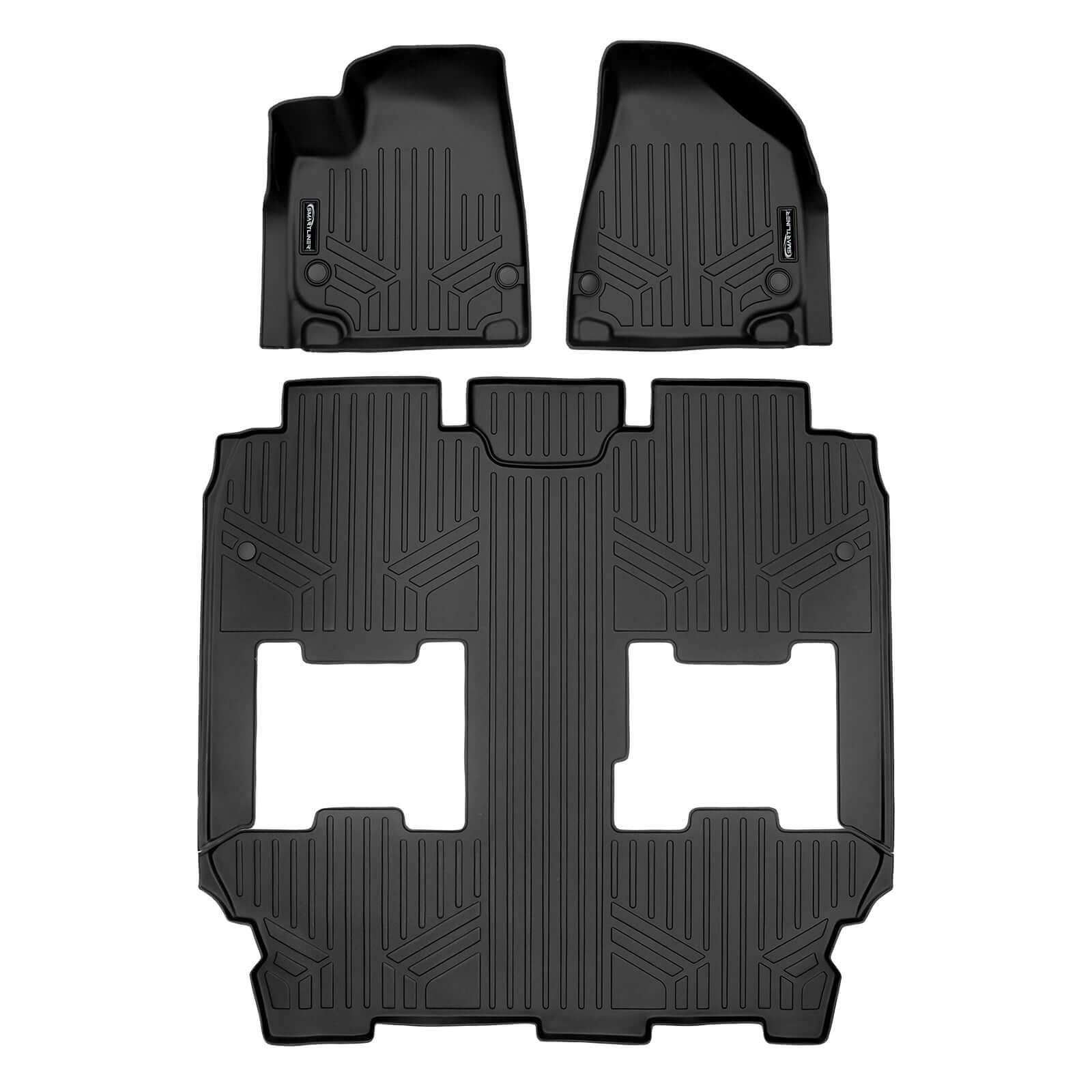 Smart Trim™ Custom Fit Floor Liners For 2021-2025 Chrysler Pacifica Limited Hybrid |2024-2025 Pacifica Plug-In Hybrid