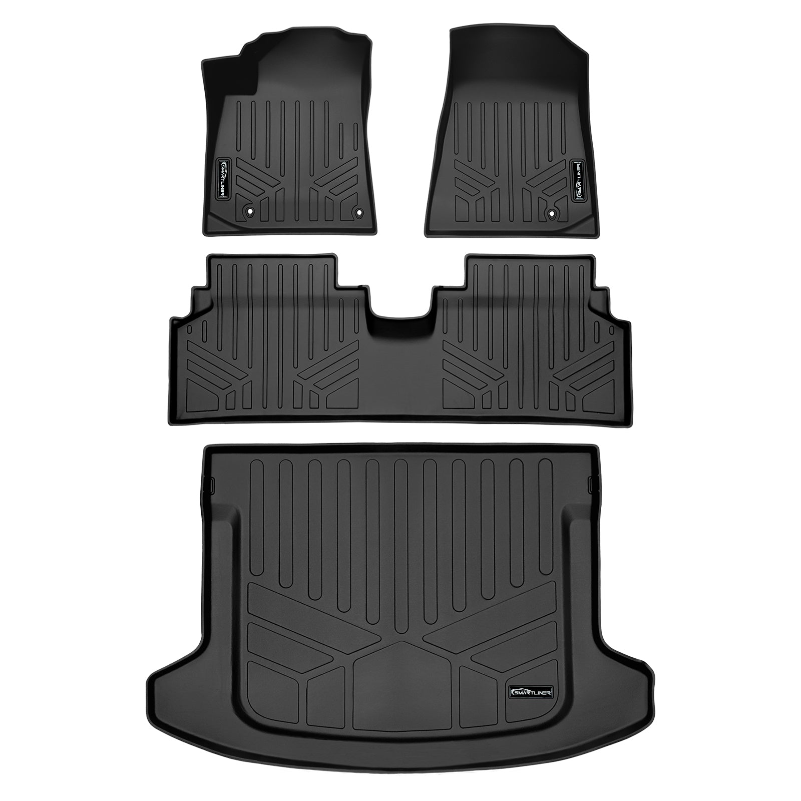 SMARTLINER Custom Fit Floor Liners For 2023-2024 Kia Niro EV (Does Not Fit Plug-In Hybrid Models)