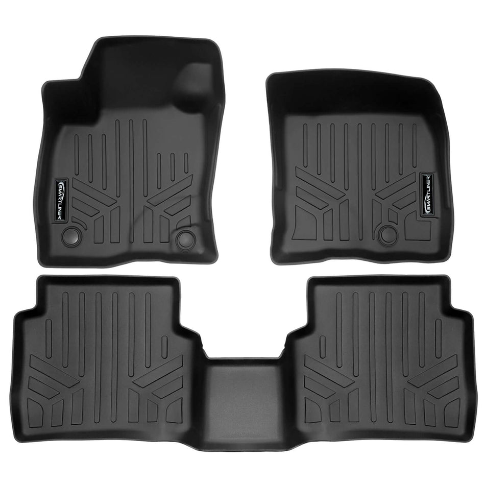 SMARTLINER 2020-2026 Lincoln Corsair Floor Liners (Not for Plug-in Hybrid) – 1st row & 2nd row liners
