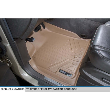 Smart Liner USA Motor Vehicle Interior Fittings SMARTLINER Custom Fit Floor Liners For 2008 - 2017 Buick Enclave with 2nd Row Bucket Seats