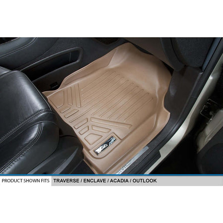 Smart Liner USA Motor Vehicle Interior Fittings SMARTLINER Custom Fit Floor Liners For 2008 - 2017 Buick Enclave with 2nd Row Bucket Seats