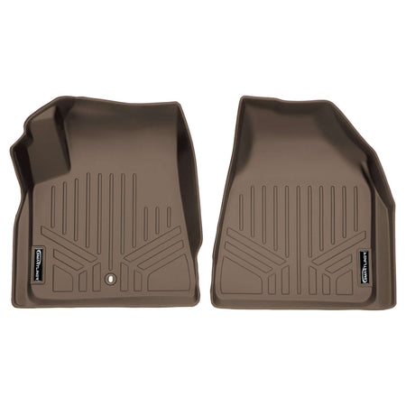 Smart Liner USA Motor Vehicle Interior Fittings Tan / First Row Floor Mat Liner Set SMARTLINER Custom Fit Floor Liners For GMC Acadia 2007-2016
