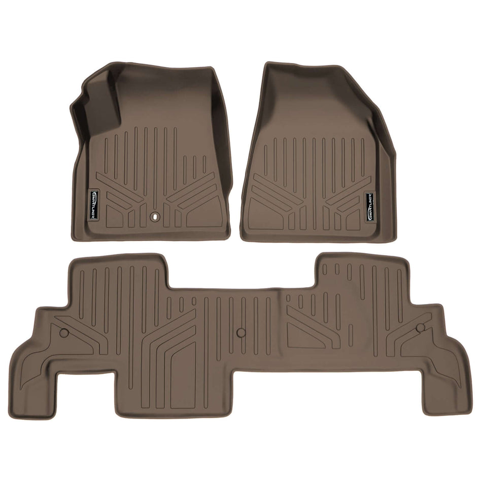 2008-2017 Buick Enclave Floor Liners|8 Passenger Models|SMARTLINER