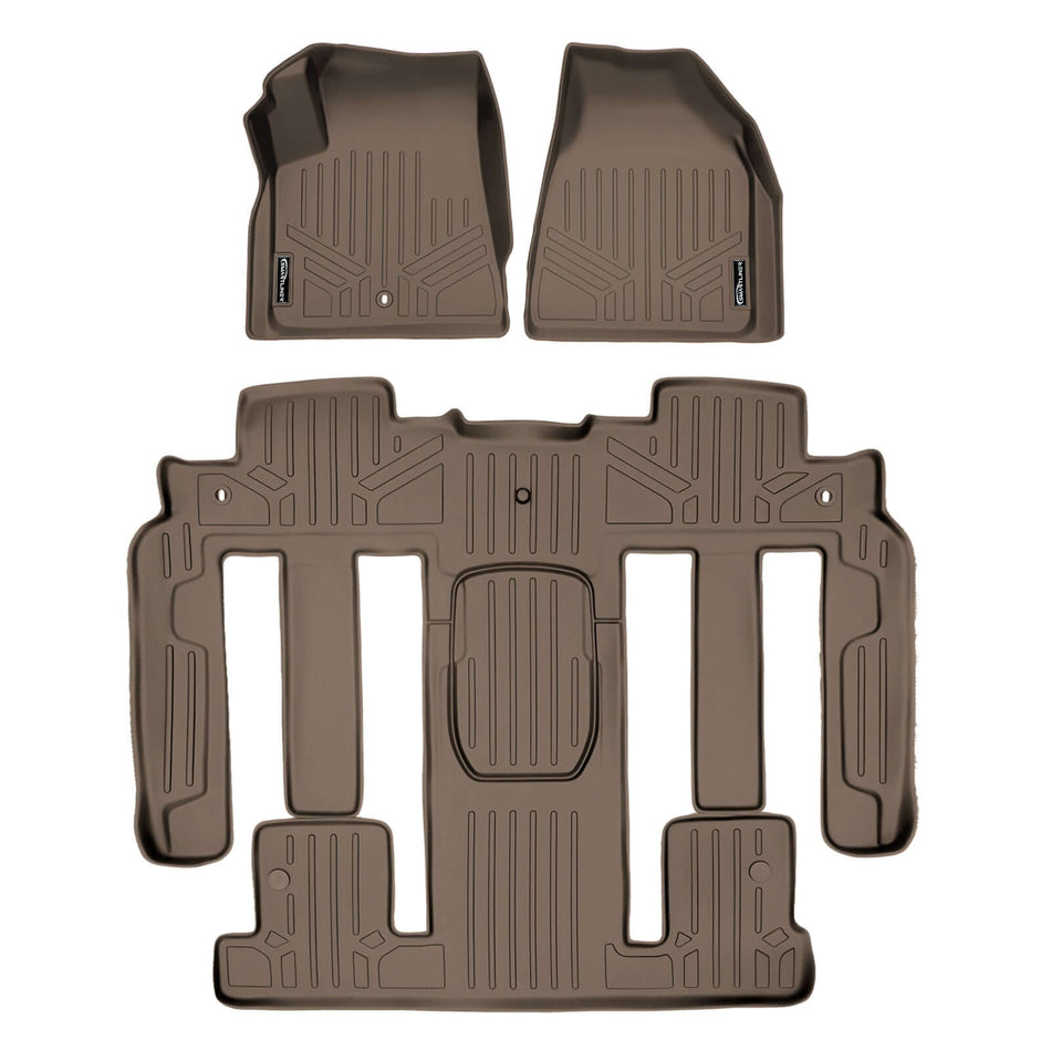 2008-2017 Buick Enclave Floor Liners|7 Passenger Models|SMARTLINER