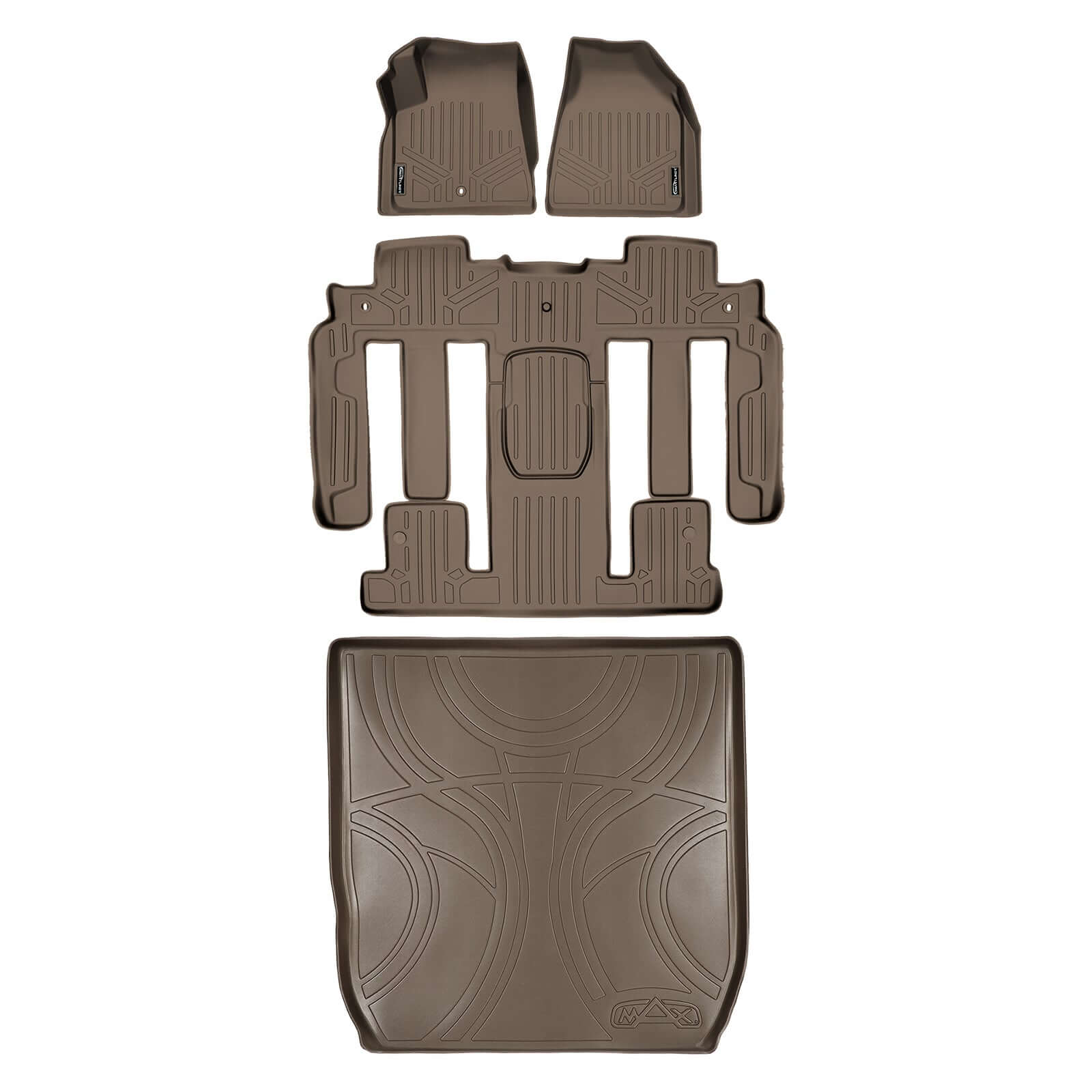 SMARTLINER Custom Fit Floor Liners For Traverse/Enclave with 2nd Row Bucket Seats