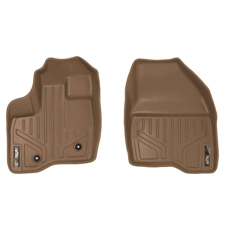 Smart Liner USA Motor Vehicle Interior Fittings Tan / First Row Floor Mat Liner Set SMARTLINER Custom Fit Floor Liners For 2011-2014 Explorer (without 2nd Row Center Console)