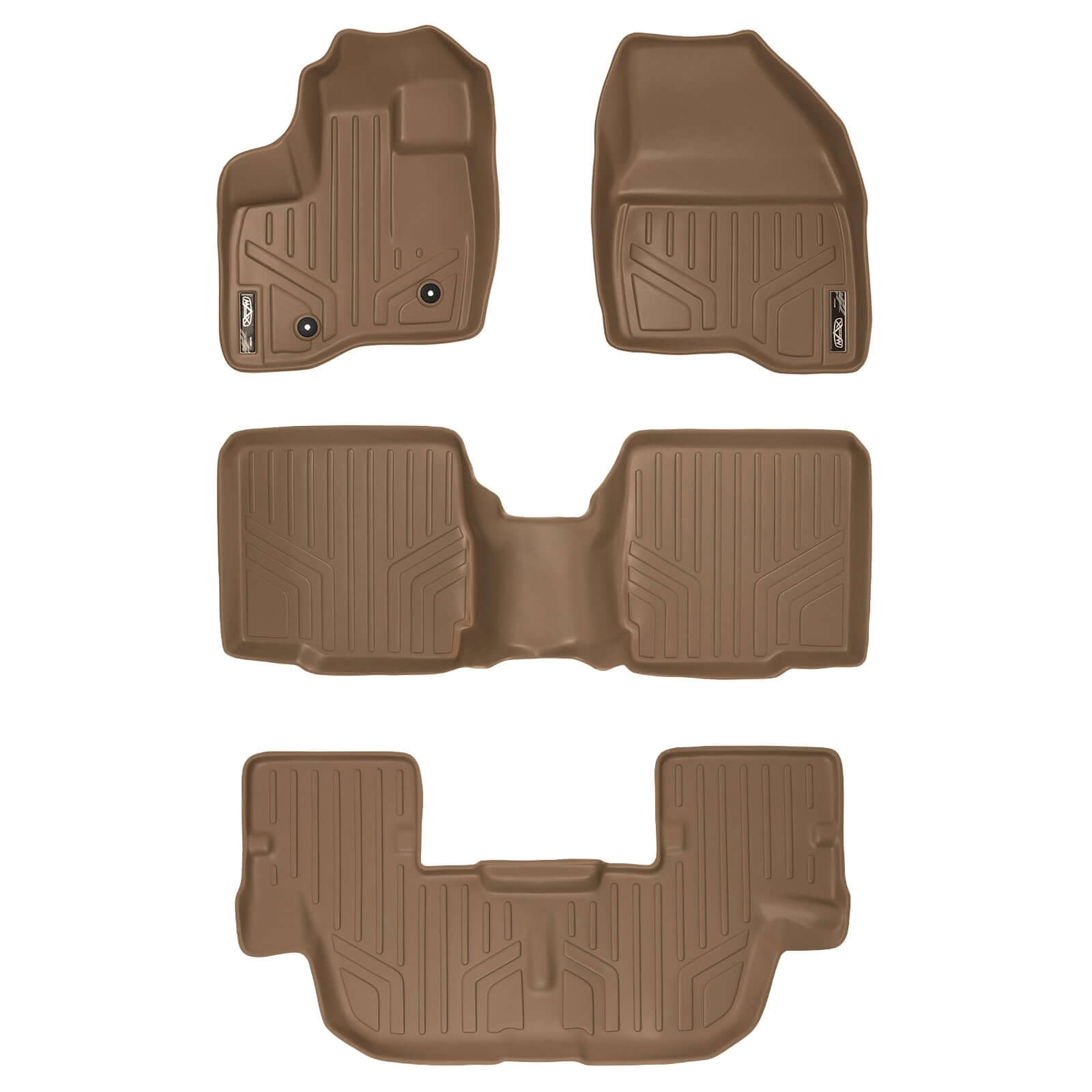 SMARTLINER Custom Fit for 2011-2014 Ford Explorer (with 2nd Row Center Console) - Smartliner USA