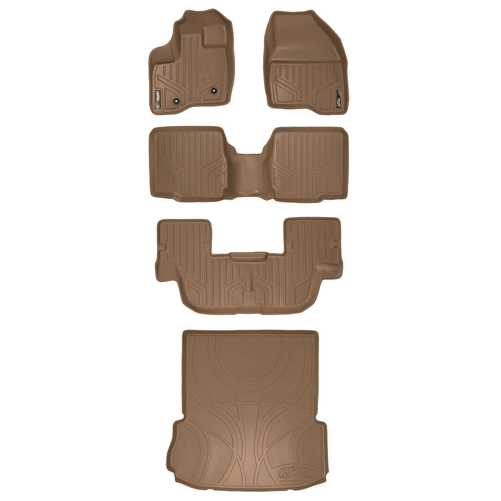 SMARTLINER Custom Fit for 2011-2014 Ford Explorer (with 2nd Row Center Console) - Smartliner USA