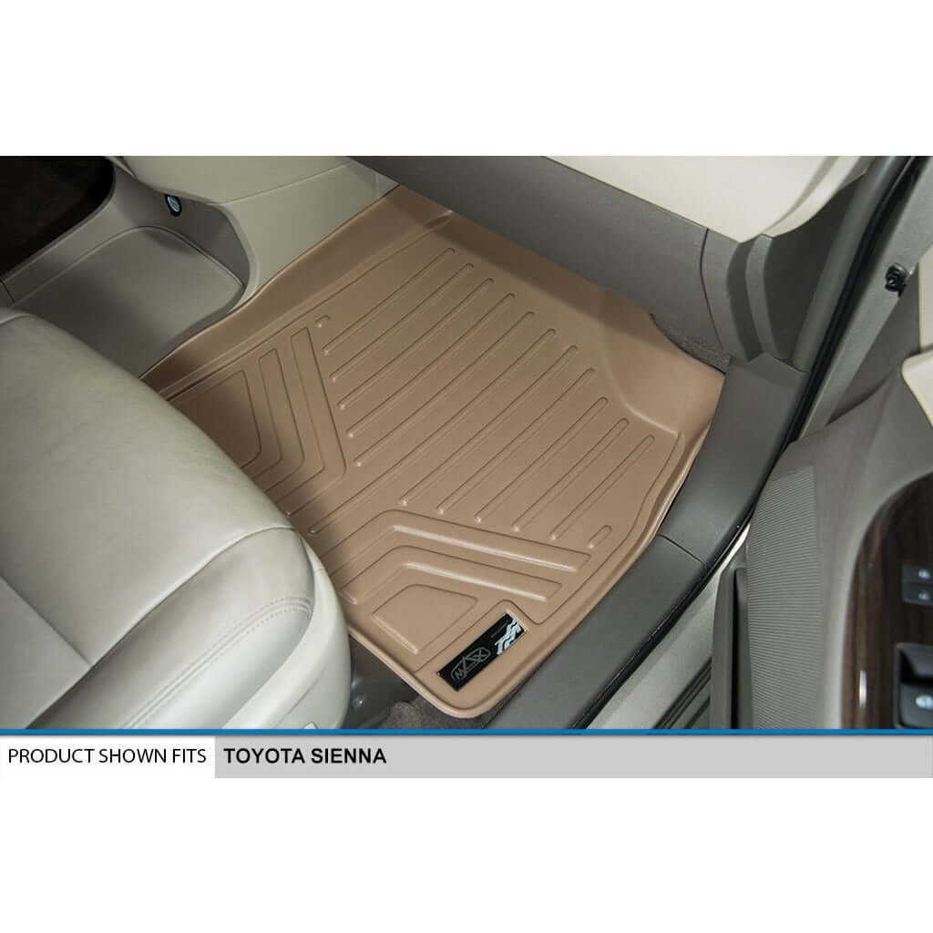 Smart Liner USA Motor Vehicle Interior Fittings SMARTLINER Custom Fit Floor Liners For 2011-2012 Sienna (8 Passenger Model with Power Folding 3rd Row Seats)