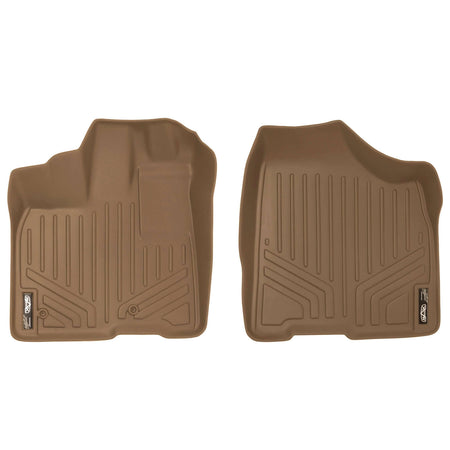 Smart Liner USA Motor Vehicle Interior Fittings Tan / First Row Floor Mat Liner Set SMARTLINER Custom Fit Floor Liners For 2011-2012 Sienna (8 Passenger Model with Power Folding 3rd Row Seats)