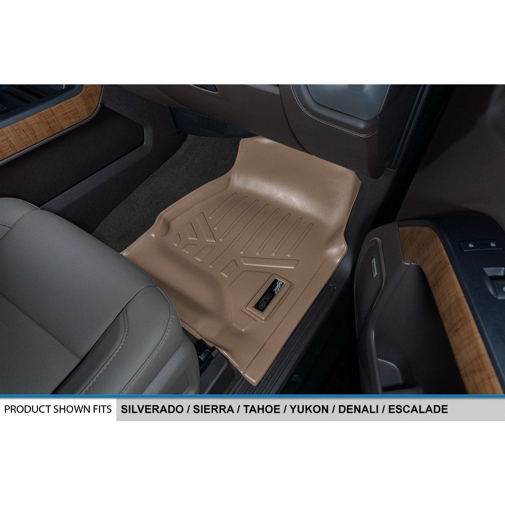 SMARTLINER Custom Fit Floor Liners For 2015-2020 Chevy Suburban/GMC Yukon XL with 2nd Row Bench Seat
