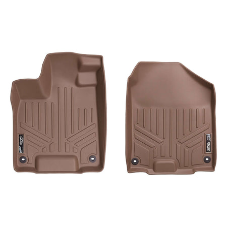 Smart Liner USA Motor Vehicle Interior Fittings Tan / First Row Floor Mat Liner Set SMARTLINER Custom Fit Floor Liners For 2016-2022 Honda Pilot (7 Passenger Model)