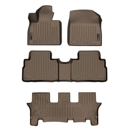 SMARTLINER 2020-2025 Kia Telluride Floor Liners (7 Passenger, 8 Passenger) – 1st row, 2nd row & 3rd row liners (view 5)