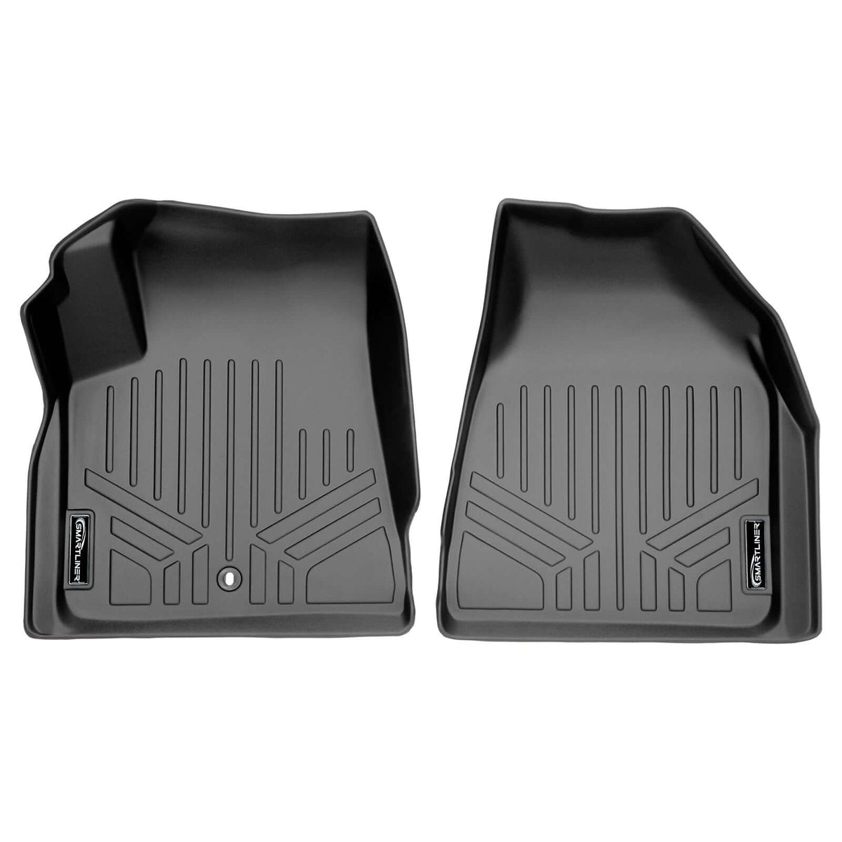 Smart Liner USA Motor Vehicle Interior Fittings Gray / First Row Floor Mat Liner Set SMARTLINER Custom Fit Floor Liners For GMC Acadia 2007-2016