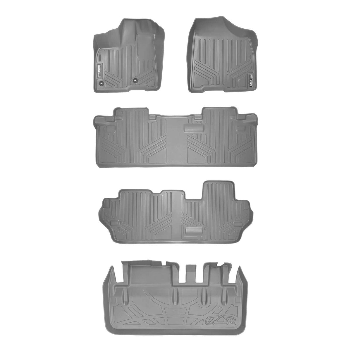 Smart Liner USA Motor Vehicle Interior Fittings SMARTLINER Custom Fit Floor Liners For 2013-2020 Toyota Sienna (8 Passenger Model)