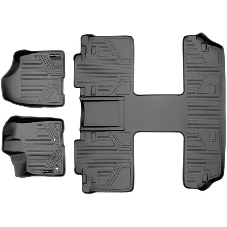 SMARTLINER 2013-2020 Toyota Sienna Floor Liners (7 Passenger) – 1st row & 2nd row liners (view 3)