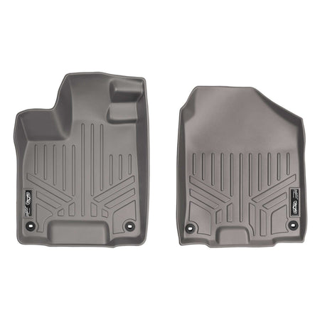 Smart Liner USA Motor Vehicle Interior Fittings Gray / First Row Floor Mat Liner Set SMARTLINER Custom Fit Floor Liners For 2016-2022 Honda Pilot (8 Passenger Model)