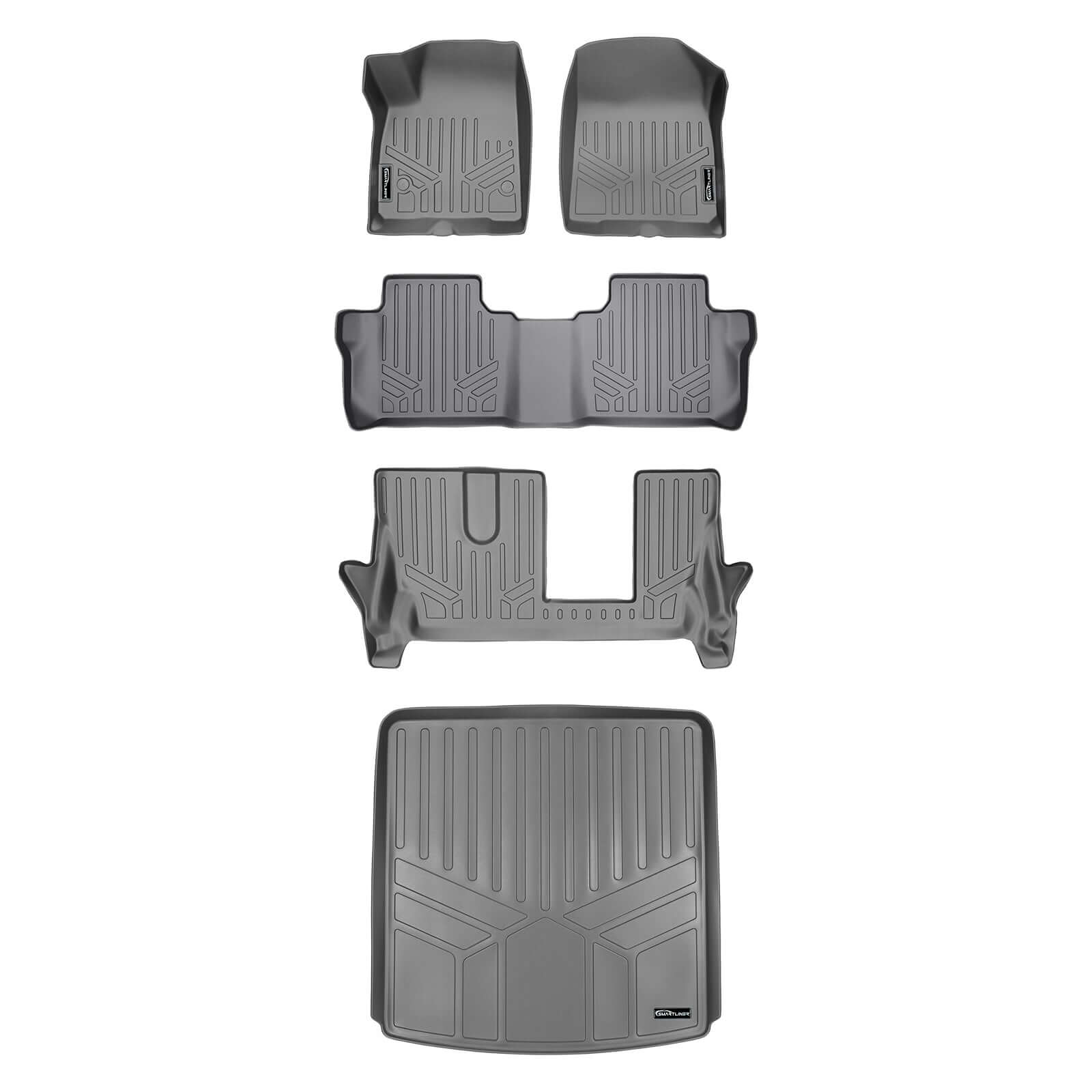 SMARTLINER Custom Fit for 2020 Cadillac XT6 with 2nd Row Bench Seat - Smartliner USA