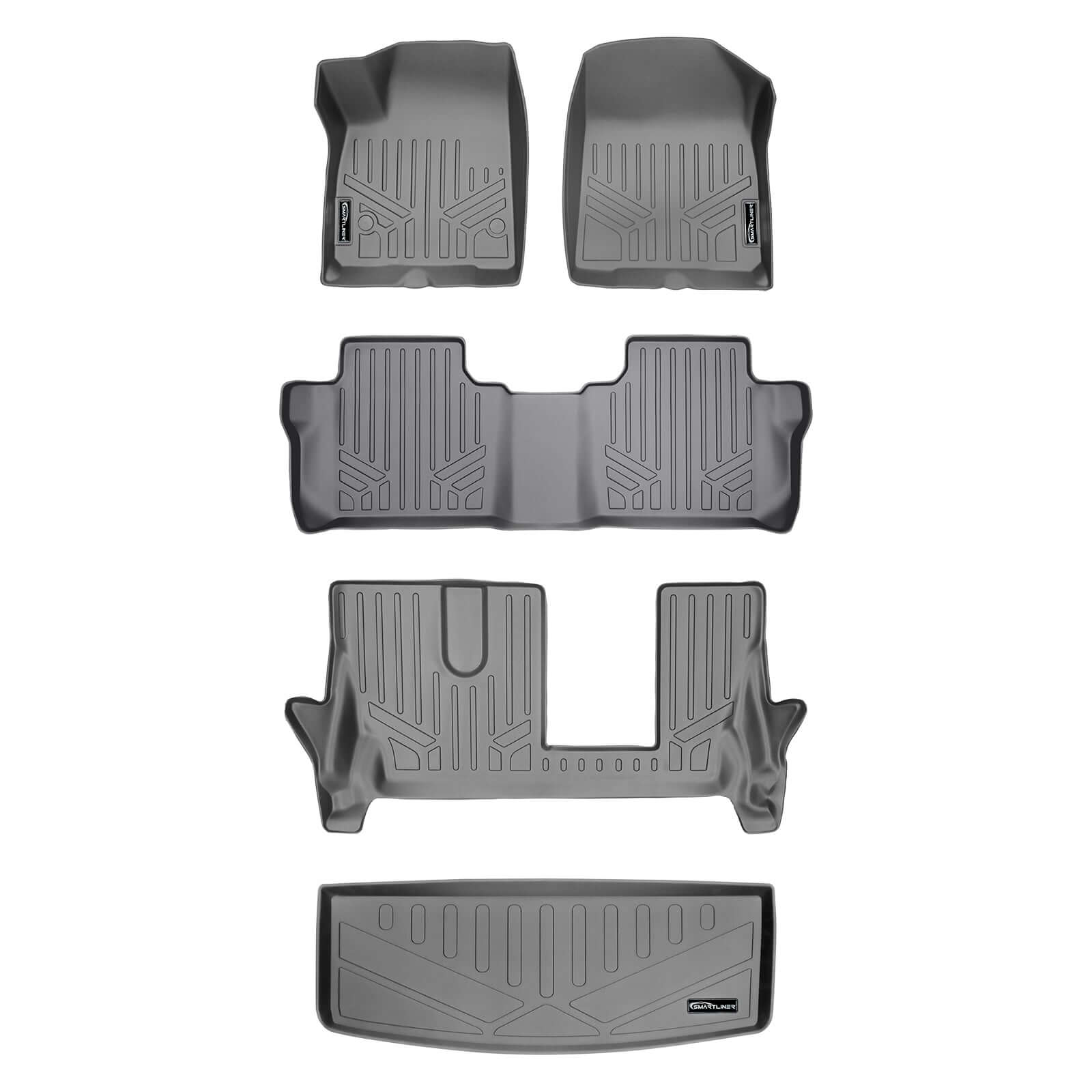 SMARTLINER Custom Fit for 2020 Cadillac XT6 with 2nd Row Bench Seat - Smartliner USA