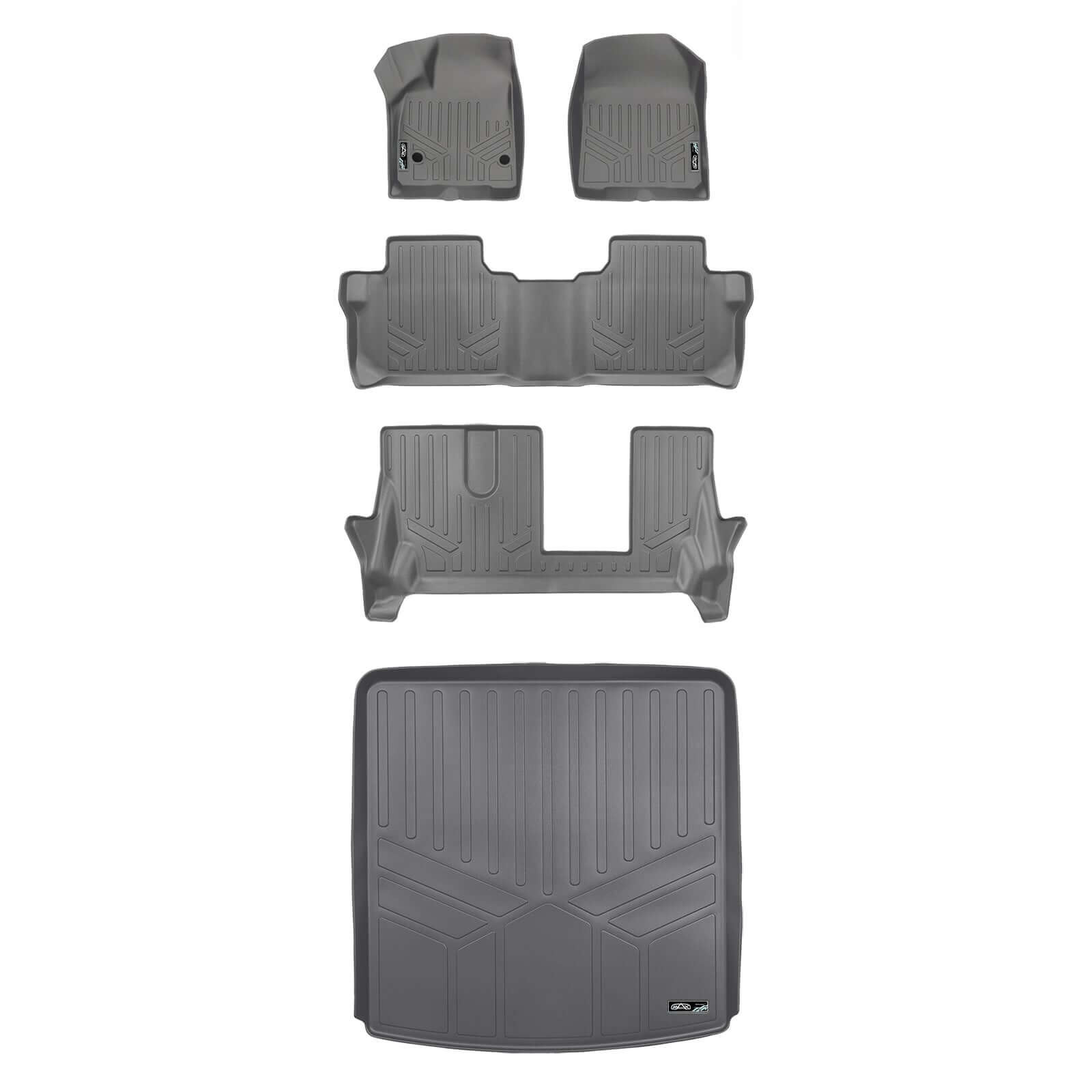 SMARTLINER Custom Fit for 2017-2020 GMC Acadia (with 2nd Row Bench Seat) - Smartliner USA