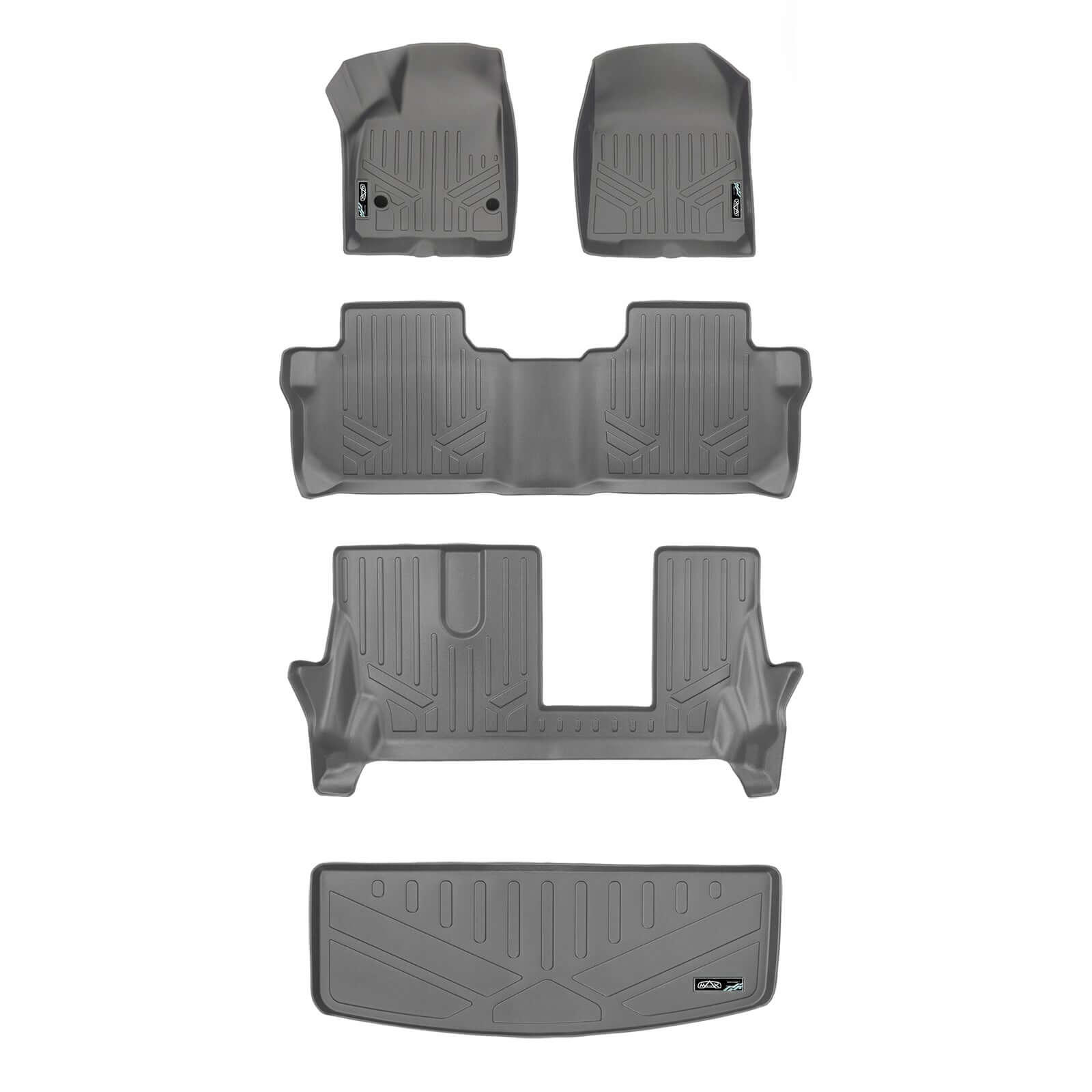 SMARTLINER Custom Fit for 2017-2020 GMC Acadia (with 2nd Row Bench Seat) - Smartliner USA