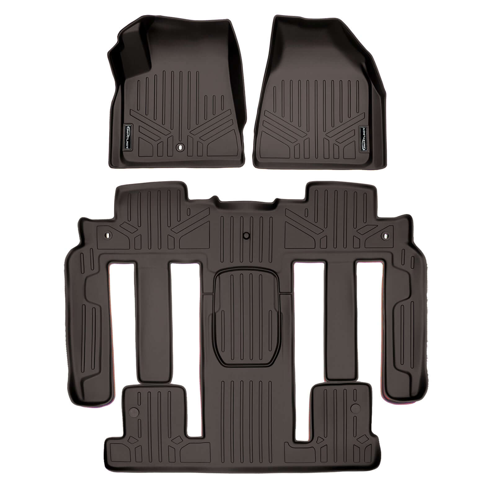 SMARTLINER Custom Fit Floor Liners For Traverse/Enclave with 2nd Row Bucket Seats