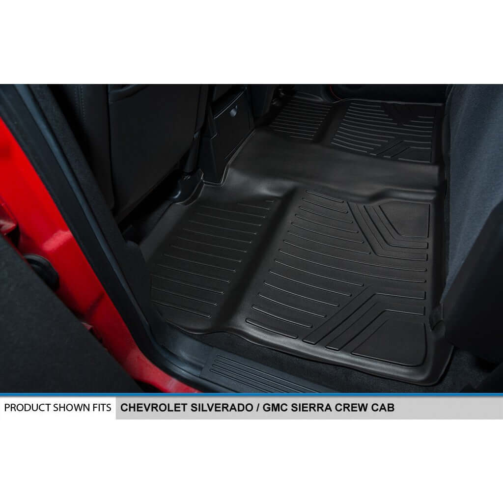 SMARTLINER Custom Fit for 2007-2013 Silverado/Sierra 1500 Crew Cab - 2007-2014 2500/3500 HD Crew Cab - Smartliner USA