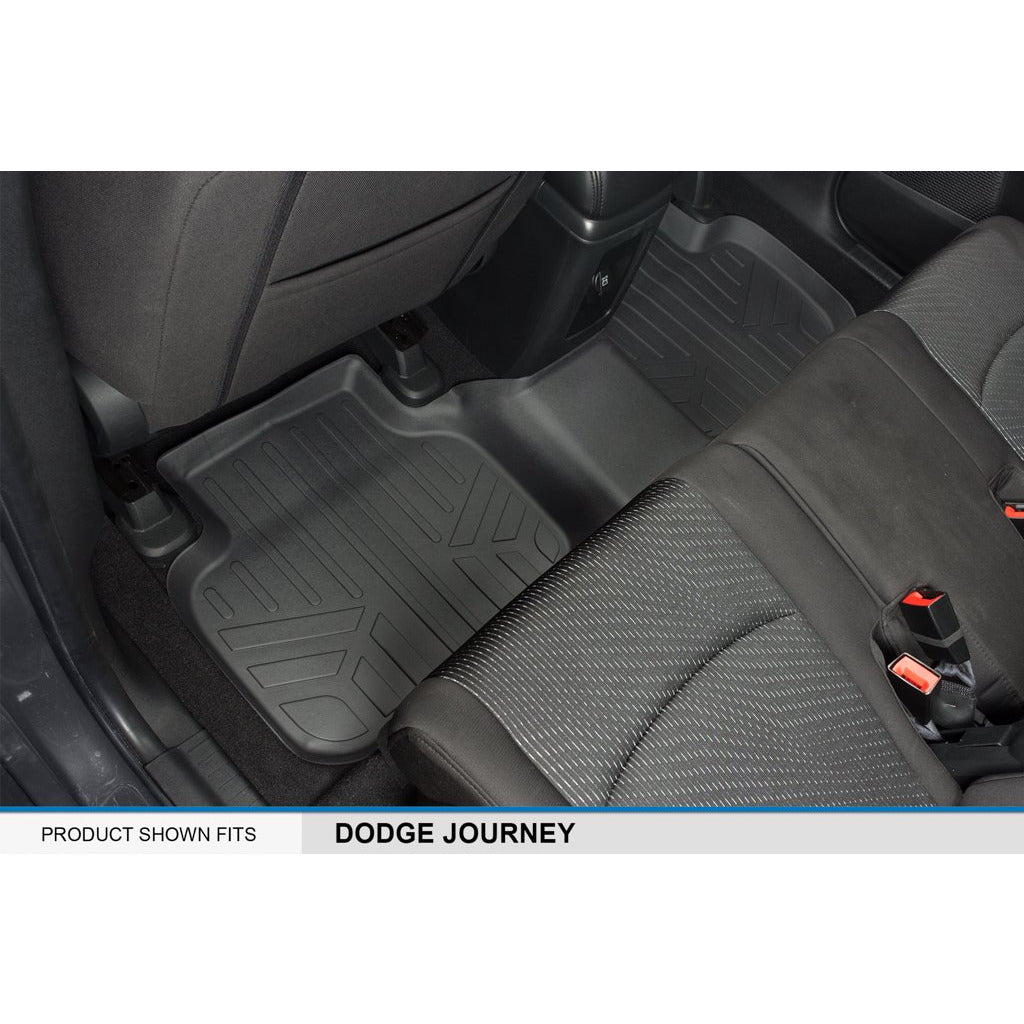 SMARTLINER Custom Fit for 2012-18 Dodge Journey (with 1st Row Dual Floor Hooks) - Smartliner USA