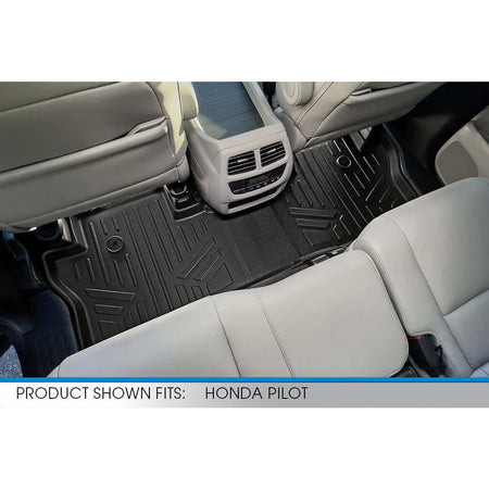 Smart Liner USA Motor Vehicle Interior Fittings SMARTLINER Custom Fit Floor Liners For 2016-2022 Honda Pilot (7 Passenger Model)