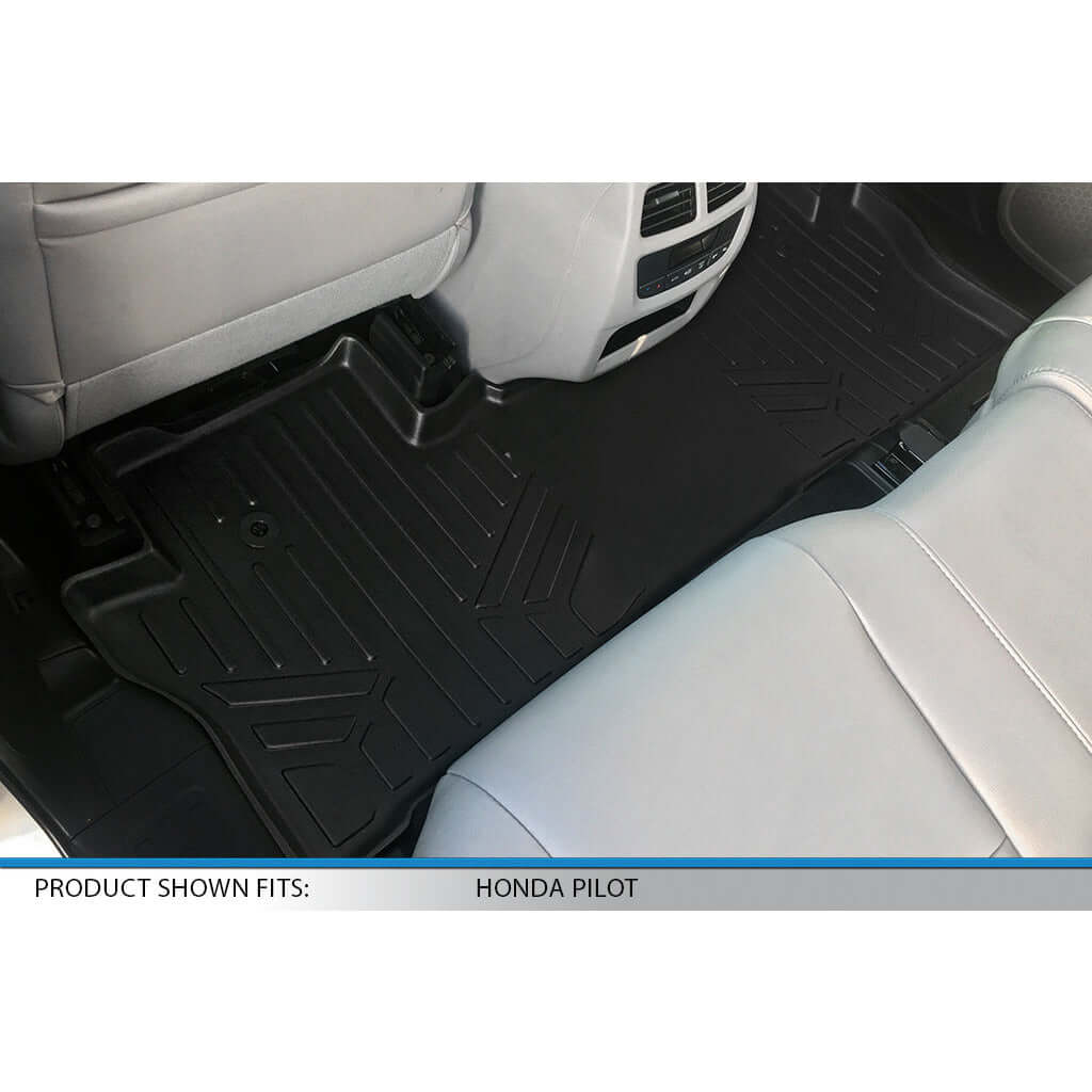 Smart Liner USA Motor Vehicle Interior Fittings SMARTLINER Custom Fit Floor Liners For 2016-2022 Honda Pilot (8 Passenger Model)