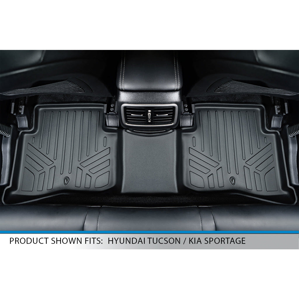 SMARTLINER Custom Fit Floor Liners For 2016-2018 Hyundai Tucson (No Hydrogen Fuel Cell Models)