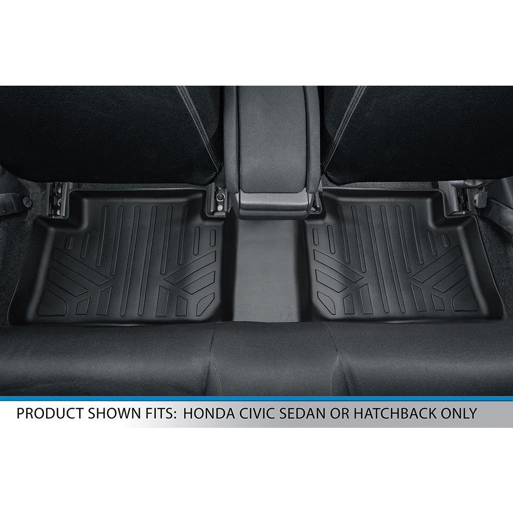 SMARTLINER Custom Fit Floor Liners For 2017-2021 Honda Civic Hatchback (No Sport or Sport Touring Models)
