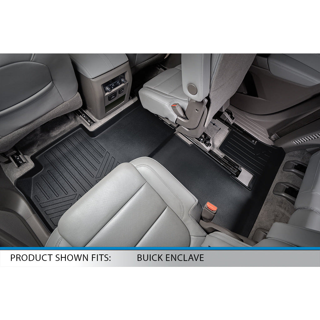SMARTLINER Custom Fit Floor Liners For 2018-2024 Buick Enclave with 2nd Row Bucket Seats