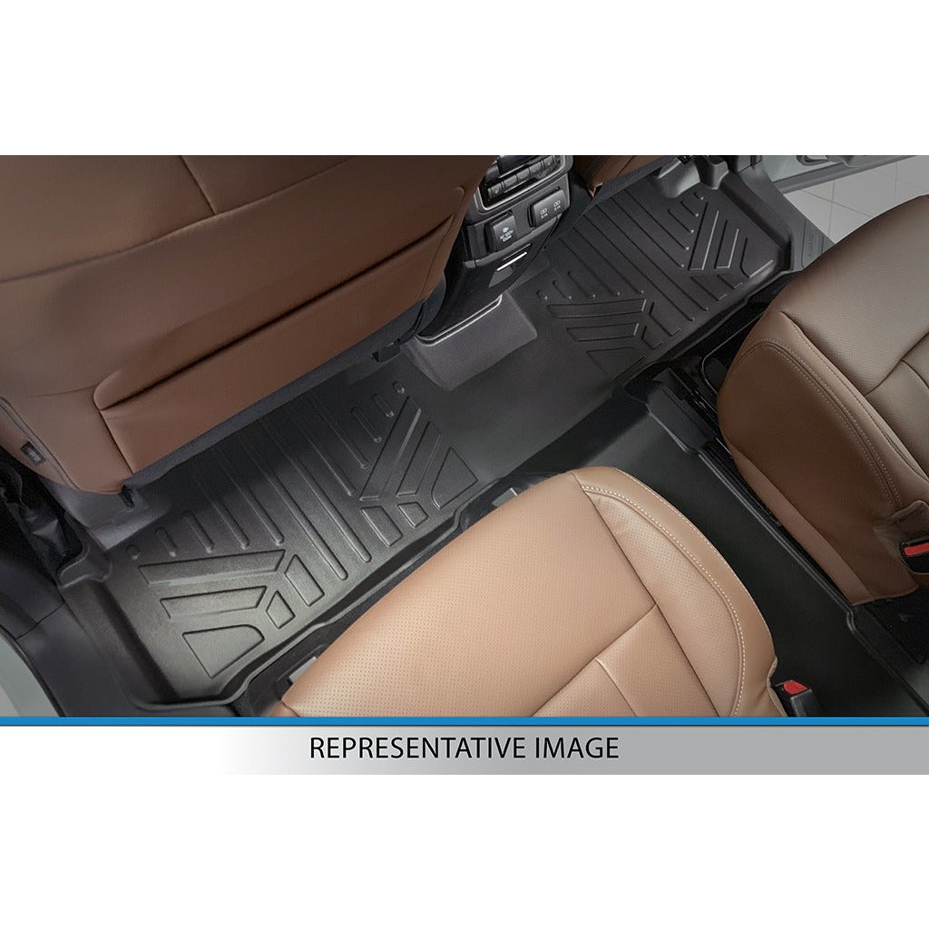 SMARTLINER Custom Fit Floor Liners For 2021-2024 Chevrolet Tahoe/ GMC Yukon with 2nd Row Bucket Seats