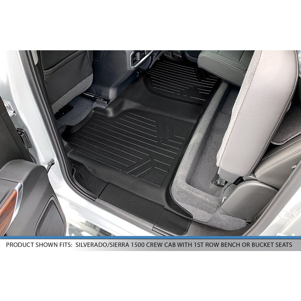 SMARTLINER Custom Fit for 2019-2020 Silverado/Sierra 1500/2500/3500 Crew Cab with 1st Row Bench Seat - Smartliner USA