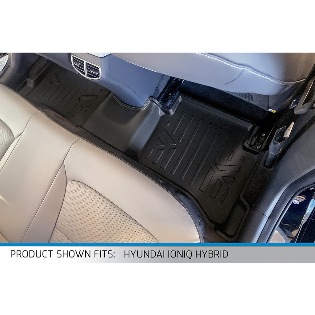 SMARTLINER Custom Fit Floor Liners For 2017-2022 Hyundai Ioniq Hybrid with Subwoofer in Cargo Area (Does Not Fit Electric Models)