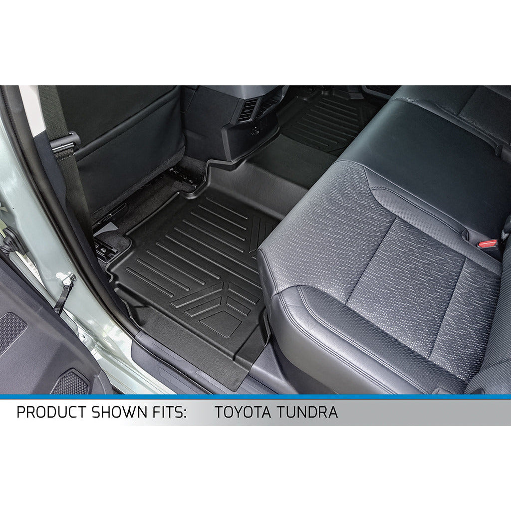 SMARTLINER Custom Fit Floor Liners For 2022-2023 Toyota Tundra (CrewMax Cab) with Underseat Storage