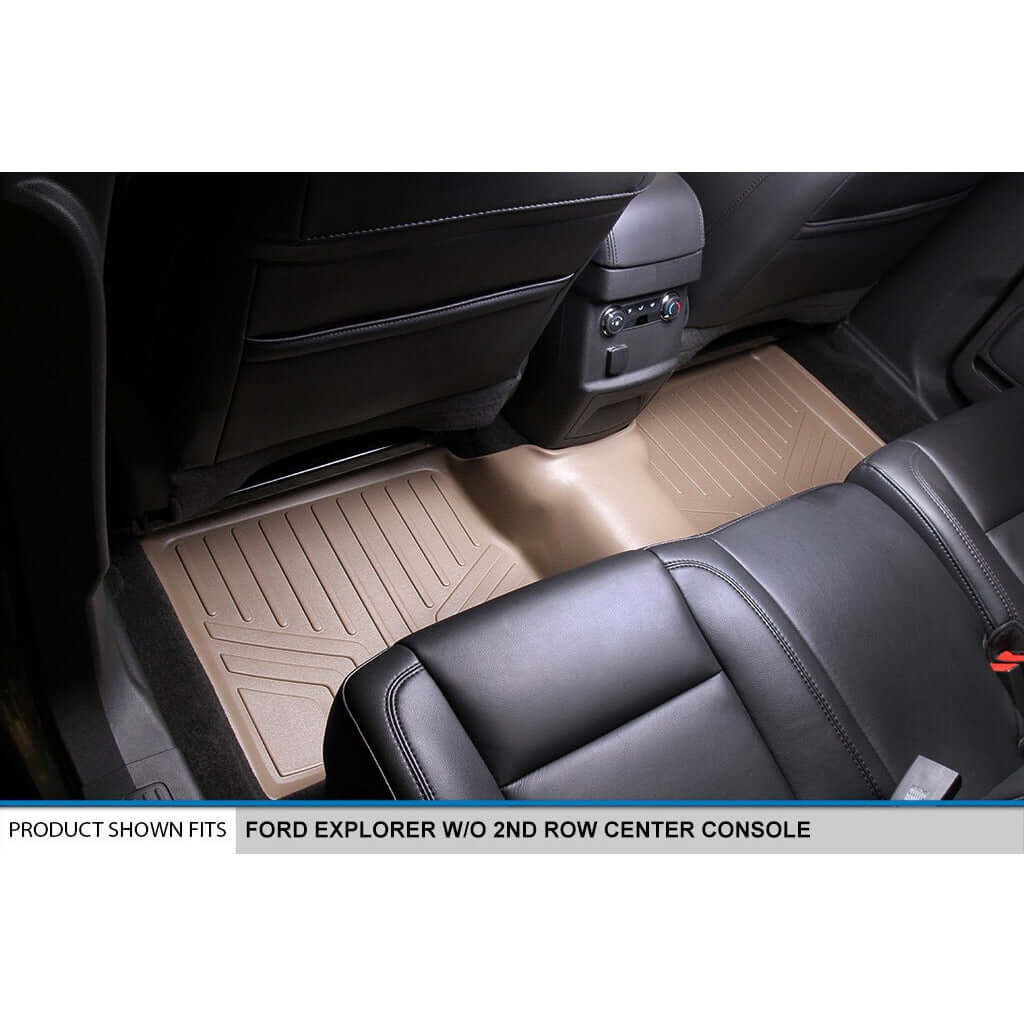 Smart Liner USA Motor Vehicle Interior Fittings SMARTLINER Custom Fit Floor Liners For 2017-2019 Ford Explorer without 2nd Row Center Console