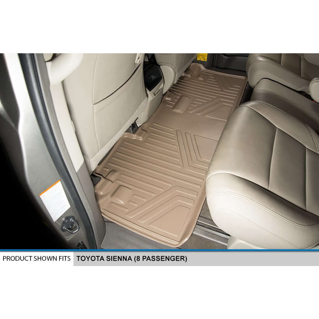 Smart Liner USA Motor Vehicle Interior Fittings SMARTLINER Custom Fit Floor Liners For 2013-2020 Toyota Sienna (8 Passenger Model)